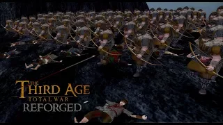 Third Age: Total War (Reforged) - UNION OF MEN, ELVES AND DWARVES (Battle Replay)