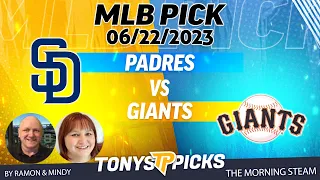 San Diego Padres vs San Francisco Giants 6/22/2023 FREE MLB Picks and Predictions on Morning Steam