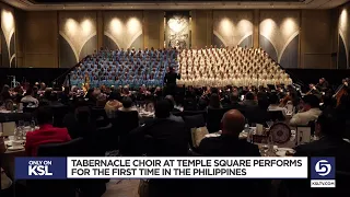 Tabernacle Choir at Temple Square performs for first time in the Philippines