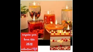 7 DIY EASY WAYS TO MAKE BEAUTIFUL WATER CANDLES FOR VALENTINE DECORATION