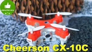 ✔ Cheerson CX-10C нано квад с камерой -Обзор на Русском! Banggood!