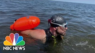 Formerly Paralyzed Man Swims From Alcatraz With A Powerful Message