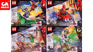 Unoffical LEGO MARVEL SPIDERMAN SETS MG538 UNOFFICAL LEGO SPEED BUILD