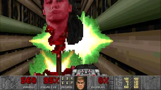 DOOM 2: Hell on Earth - MAP30 (Icon of Sin) Speedrun (with noclip) in 15.97 (PB)