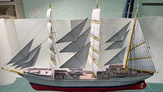 Gorch Fock -Kartonmodell