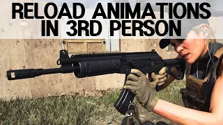 Call Of Duty Modern Warfare (2019) All Weapons Reload Animations In Third Person