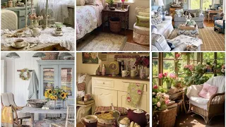 🌸New🌸 farmhouse home decorating tour ideas ,100 Antique cottage decor ideas #farmhouse