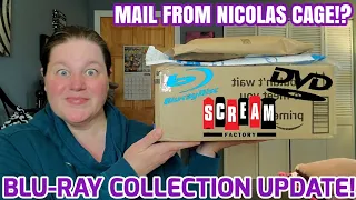 HUGE SUBSCRIBER MAIL FROM JESSE AND A PACKAGE FROM NICOLAS CAGE!?! | Blu-ray Collection Update