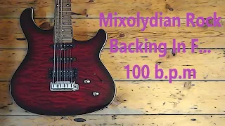 Mixolydian Rock Backing In F... 100 b.p.m