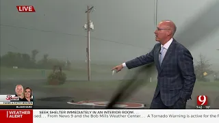 'We Are In The Tornado': News 9 Tracks Tornado Development Near Newcastle