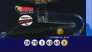 Mega Millions winning numbers for $1.6 billion jackpot on October 23, 2018