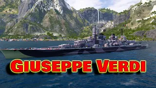 Meet The Giuseppe Verdi! Tier 8 Italian Battleship (World of Warships Legends)
