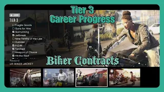 All 13 Biker Contracts - Tier 3 Career Progress - GTA V Online