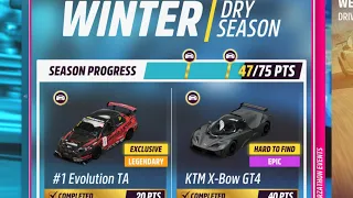 Forza Horizon 5: Apex Allstars | Winter/Dry Season Events For Weekly & Monthly Rewards