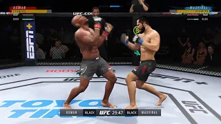 Kamaru Usman vs Jorge Masvidal UFC 4 Simulation (Vale Tudo)