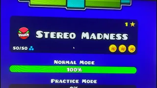 усложняю Stereo Madness до демона [ Geometry Dash