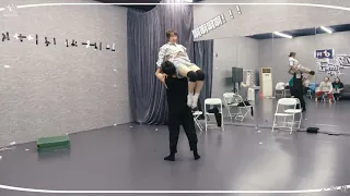 Cheng Xiao's vid of her learning and practice dance of solo and duet stage in Masked Dancing King S3