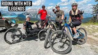 RIDING AN INSANE TRAIL WITH MARTYN ASHTON, CHRIS SMITH AND TOM CARDY IN SAALBACH!