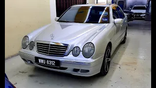 UPDATE! 1997 Mercedes-Benz E200 W210 Visits CarZone Interior! Driver's Seat DONE! | EvoMalaysia.com