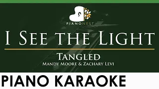 I See the Light - Tangled - LOWER Key (Piano Karaoke Instrumental) - Mandy Moore & Zachary Levi