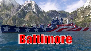 Path to The Baltimore Complete!  (World of Warships Legends Xbox Series X) 4k