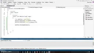 Tutorial 33 - Delegates and events (C#)