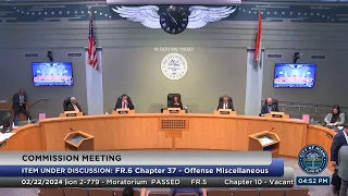 Commission Meeting -Afternoon Session - February 22, 2024