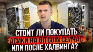 Стоит ли покупать асики на Bitcoin сейчас или после Халвинга?