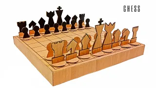 How To Make Chess With Cardboard | DIY Chess Set | Cardboard Chess Pieces