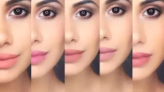 MY TOP 10 FAV NUDE LIPSTICKS OF ALL TIME! Swatches | Malvika Sitlani