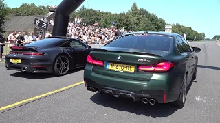 Porsche 992 Turbo S vs BMW M5 CS