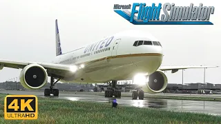 4K MAXIMUM GRAPHICS: Watch a Boeing 777 Takeoff From Nürnberg Airport Flight Simulator 2023!