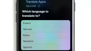 Inside iOS 11: New Siri Translation Feature!