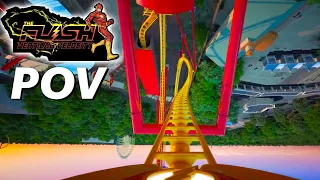 Flash: Vertical Velocity Animated POV - Six Flags Great Adventure's New 2024 Roller Coaster!