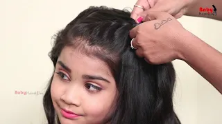 Most Beautiful Hairstyle For Cute Girls | Hairstyle Tutorials | Everyday Simple Baby Hairstyles