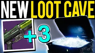 NEW LOOT CAVE AFTER PATCH! HURRY FARM THIS! - Destiny 2