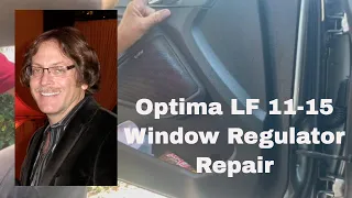 Kia Optima 2011-2015 Window Regulator Replacement & Repair Left Front