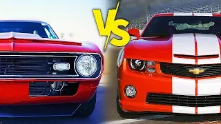 CAMARO vs CAMARO ANTIGO no GTA 5