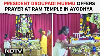 Ayodhya Ram Mandir | President Droupadi Murmu Offers Prayer At Ram Temple In Ayodhya