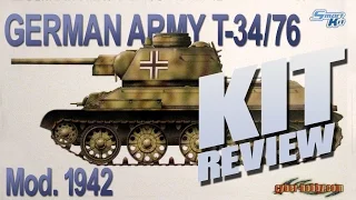 Kit Review: Cyber-Hobby 6486 German Army T-34/76 Mod 1942 Cast Turret in 1/35