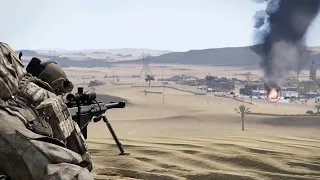 American Special Ops Sniper in Action | Combat Footage From Afghanistan | ARMA 3: Milsim