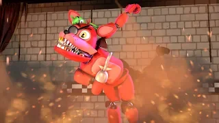 [FNAF/SFM] NEW AGE ROCKSTAR FOXY STAGE  FAIL!! - FNAF6/FFPS #2