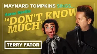 THROWBACK! Maynard Tompkins sings "Don't Know Much" - TERRY FATOR (Live from Las Vegas)