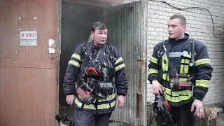 Миколаїв: вогнеборці загасили пожежу в побутовому приміщені адміністративної будівлі