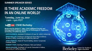 Is there Academic Freedom in an Online World?