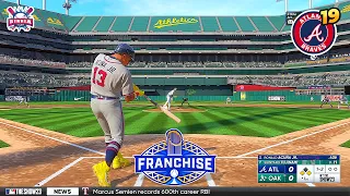 MLB The Show 23 Atlanta Braves vs Oakland Athletics | Franchise Mode #19 | Gameplay PS5 60fps HD