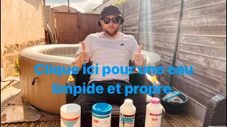 Entretien du spa au chlore, une eau limpide garantie avec ma méthode.