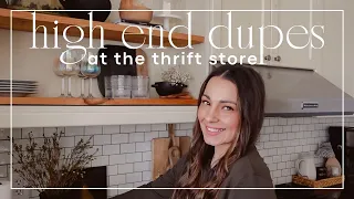 THRIFTING MCGEE & CO HOME DECOR INSPIRATION | Dupes at the thrift store & home decor on a budget.