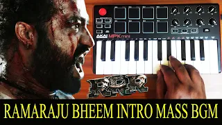 RRR - Ramaraju For Bheem | Mass Intro Bgm By Raj Bharath | M.M.Keravani | S.S. Rajamouli