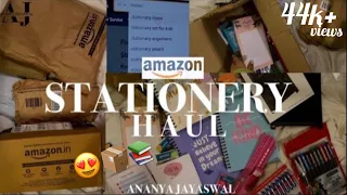 Huge AMAZON STATIONERY HAUL🤯🥵|| viral haul | 3am unboxing |insomnia, amazon ||Ananya Jayaswal